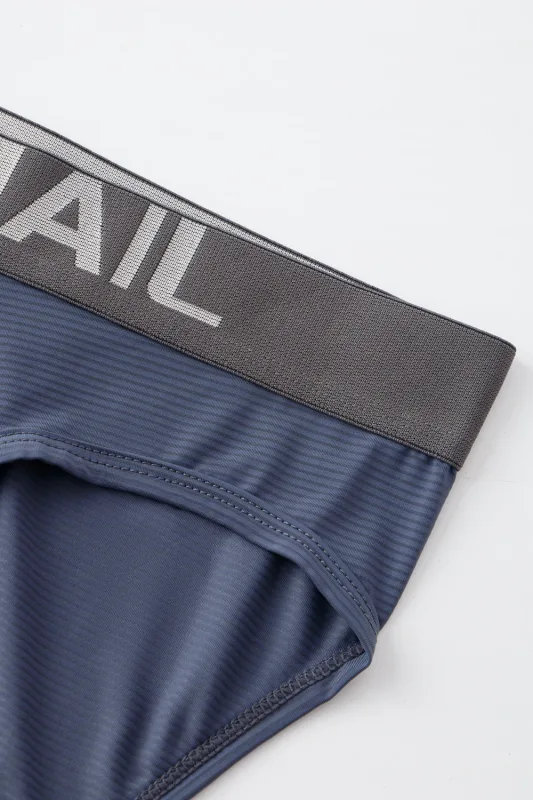 Men Underwear Brief Sexy Low-rise Striped Bikini Athletic Supporters Underpants Sleepwear Nylon Quick Dry Breathable — image 30