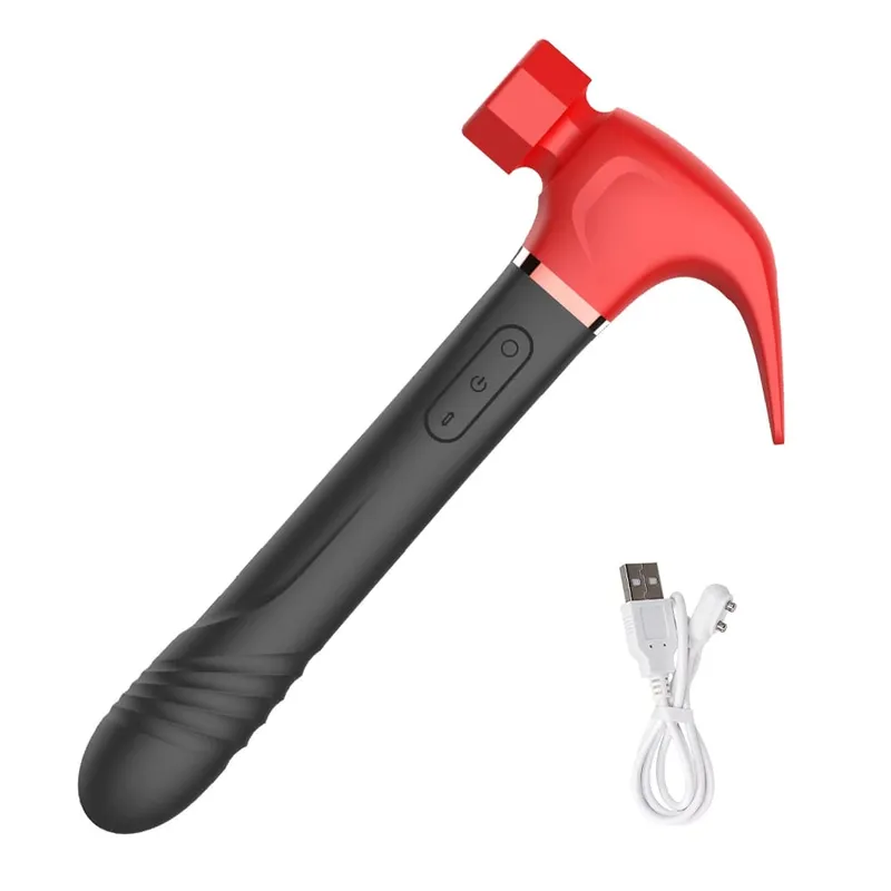 Σφυρί κλειτορίδα πιπιλιστικό δονητής Clitoris G-Spot Massager Θηλή που γλείφει τον κόλπο του πρωκτού Αναδιπλούμενο Dildo Γυναικείο σεξ παιχνίδι — image 8