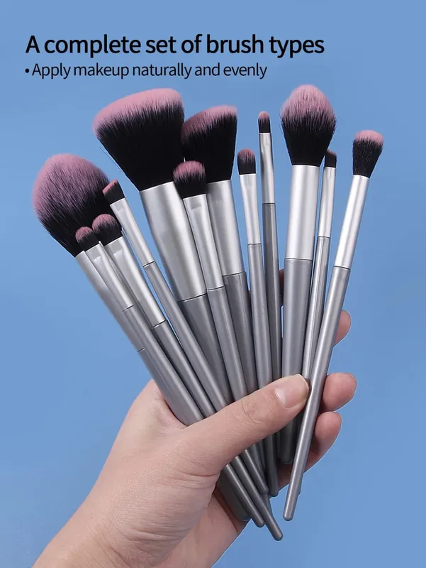 12 Stuks Roze Make-Up Kwasten Set Make Up Concealer Blush Poeder Borstels Oogschaduw Markeerstift Foundation Brush Cosmetische Schoonheid Gereedschap