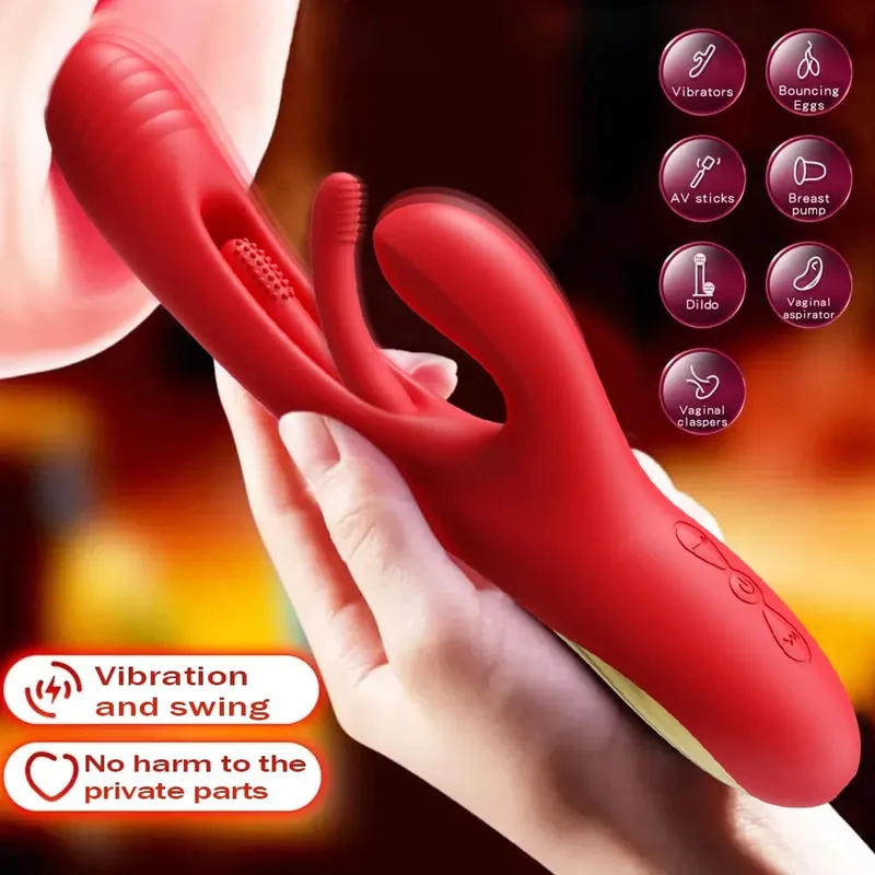 Sucking Flapping Vibrator for Women Clitoris G Spot Stimulator Dildo Tapping Vagina Massager Vibrating Adult Female Sex Toys — image 12