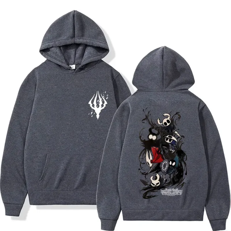 Game Hollow Knight Hoodie Male Fashion Streetwear Men Women Clothing Casual Oversized Hoodies Unisex Retro Otaku Lovers Pullover — image 19