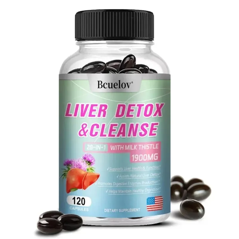 Liver Purification Detoxification and Repair Capsules - Improve Indigestion and Promote The Production of Digestive Enzymes