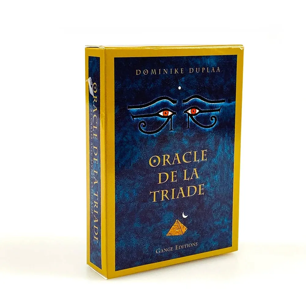 Oracle De La Triade Oracle kártyák francia változatú kártyák játék Spirituális jóslás Oracle kártyák útmutatóval kezdőknek