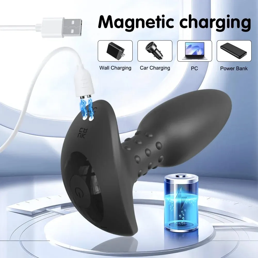 APP Control Rotation Butt Plug Anal Vibrator לגברים נשים 360° Wiggle מכשיר לעיסוי ערמונית אנאלי פלאג לצעצוע מין הומוסקסואלים לגברים