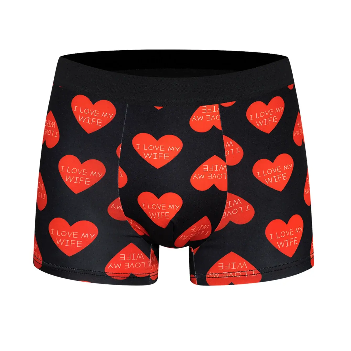 Top Selling Men's Four Cornered Underwear with Printed Fashion Men Boxer Shorts Breathable Mid Waist Underpant