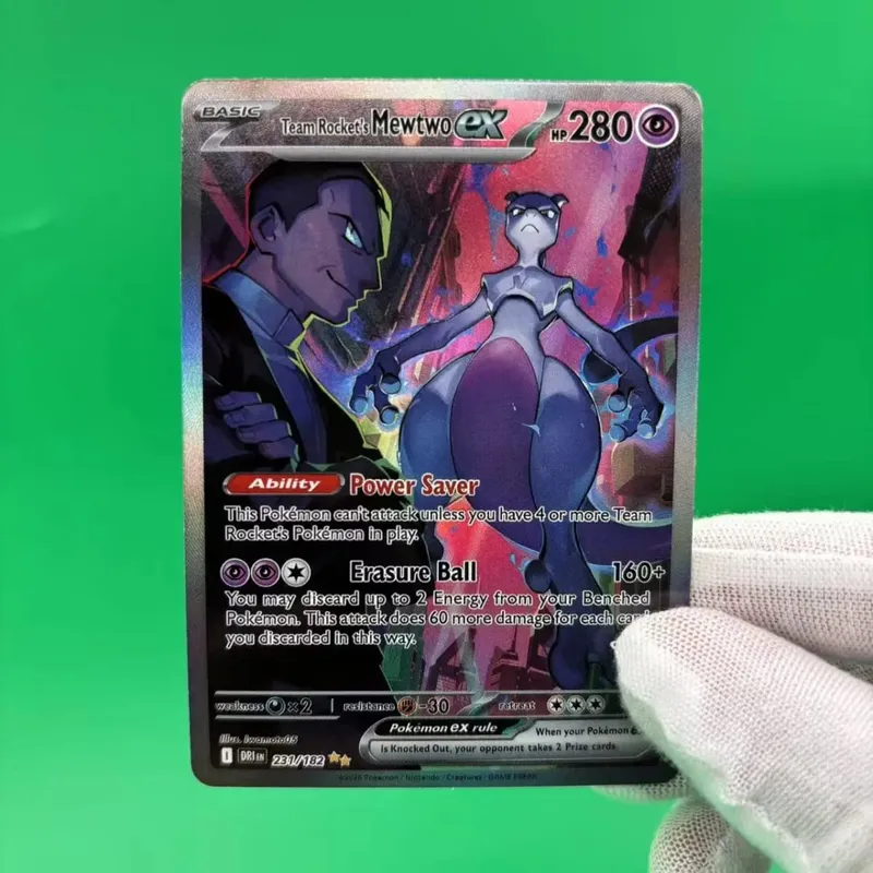 P Collection Cards Mew ex Umbreone Blastoise DIY Self Made Single Card Classic Game Cards Anime Gift Toy — image 5