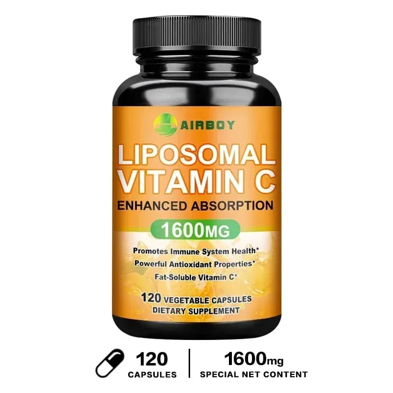 Liposomal Vitamin C - Immune Support Promotes Collagen Production Promote Fat dissolving Antioxidant