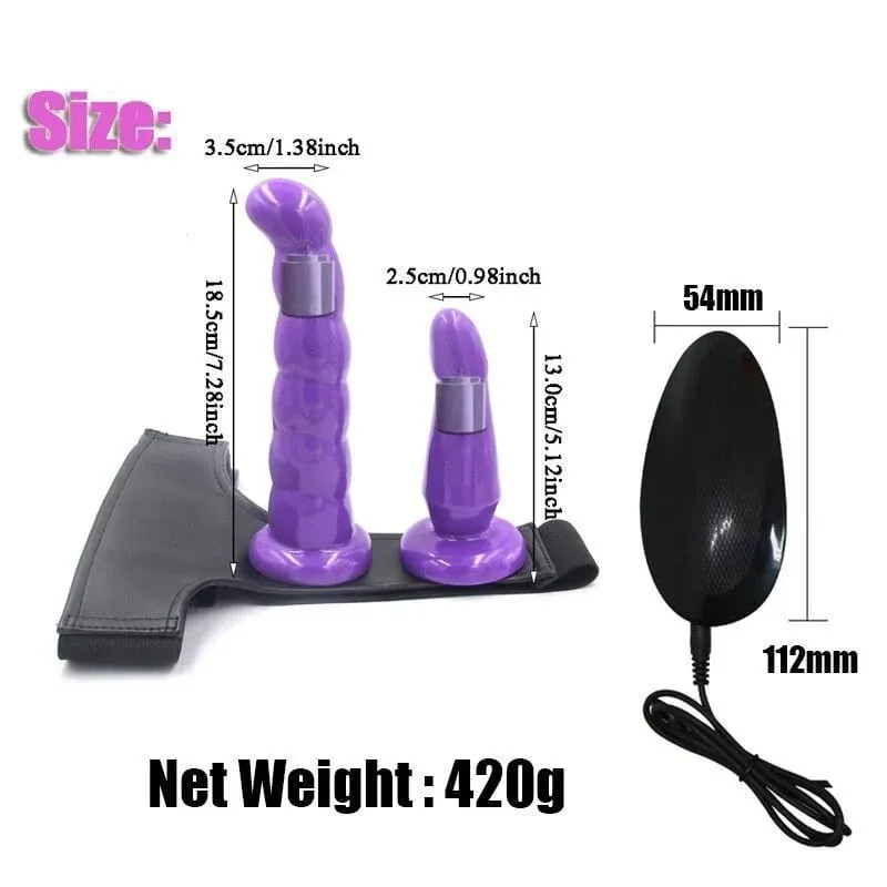 Strap On Big Dildo Vibrator Strapon Ultra Elastic Harness Belt Adult Sex Toys For Woman Lesbian Double Penis Realistic Dildos — image 6