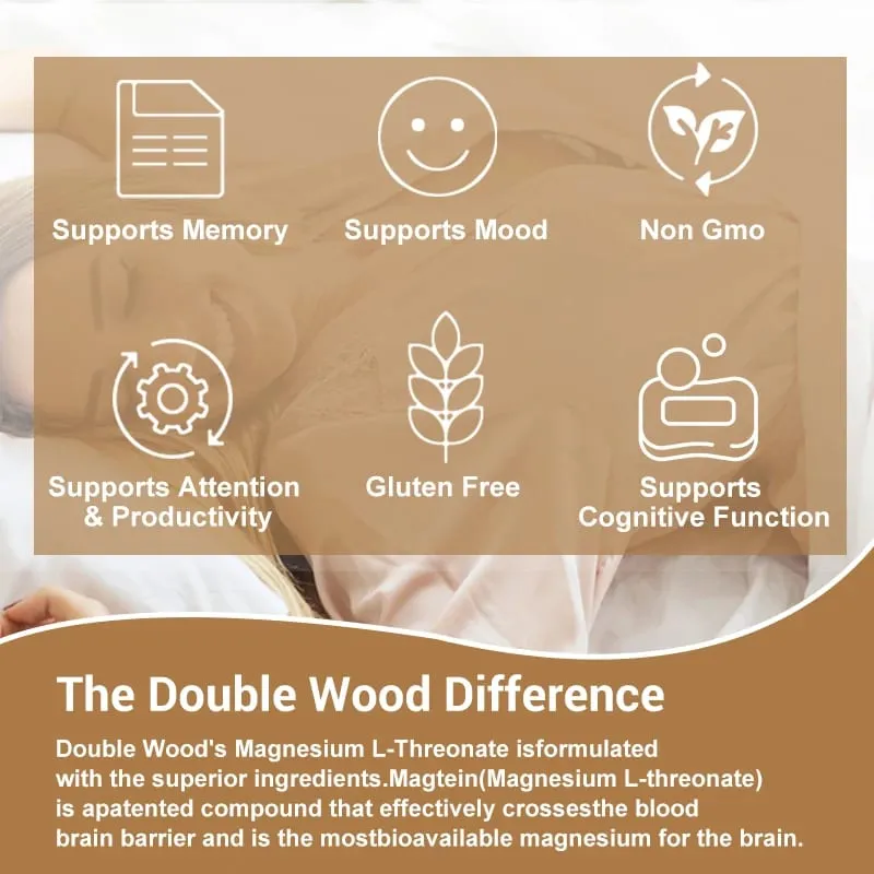 Pure Magtein Magnesium L-Threonate Capsules for Improves Sleep Quality & Cognitive Performance Reduces Anxiety & Neuro Health — image 5