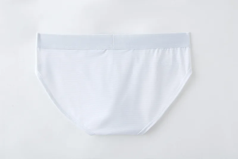 Men Underwear Brief Sexy Low-rise Striped Bikini Athletic Supporters Underpants Sleepwear Nylon Quick Dry Breathable — image 26