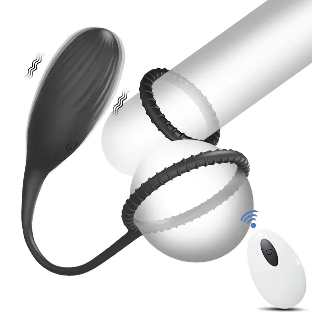 Vibrating Anal Vibrator Prostate Massager Anal Plug Cock Ring for Men Butt Plug for Gay Penis Ring Sex Toy for Male — image 3