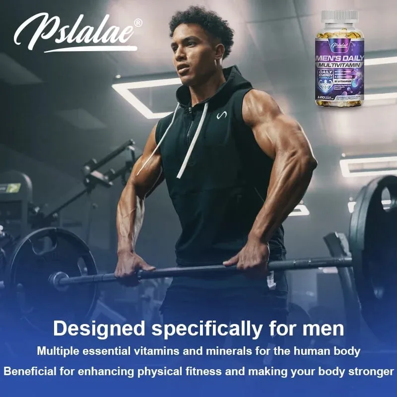 Men's Multivitamin Supplement-Daily Multivitamins and Nutrients To Support A Healthy Active Lifestyle Energy Heart Brain Health