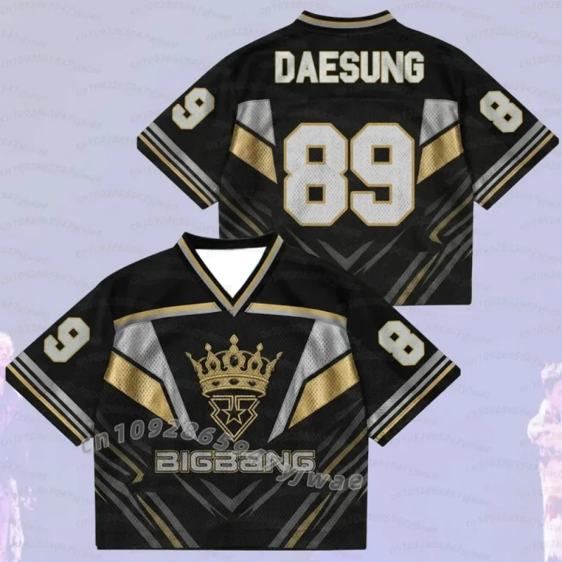 26 homens mulheres bigbang 2026 tour mundial camisa de malha mista streetwear fãs de concerto camisa camiseta de manga curta masculino hoodies — image 9