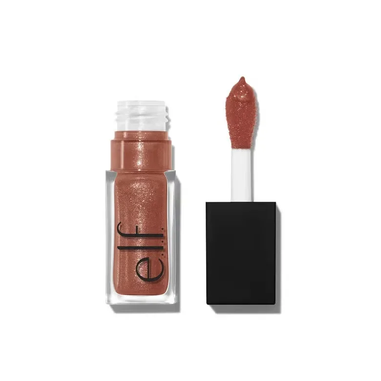New Elf 8 χρωμάτων Lip Gloss & Πολύχρωμο ρουζ σε πούδρα λεπτής υφής Ελαφρύ Ενυδατικό Θρεπτικό Lip Balm Care Cosmetics