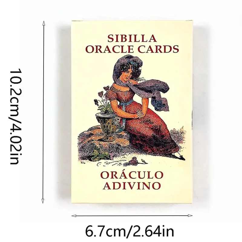 Sibilla Oracle Cards 52 Cards Παιχνίδια ιταλικής παραδοσιακής μαντικής τράπουλας Τέλεια για Καθημερινή Ζωή Ανάγνωση και Καθοδήγηση Σχέσεων — image 6