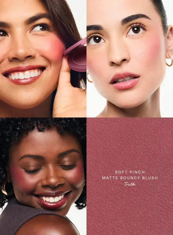 Rare Beauty Liquid Blush Natural Glow αναμειγνύεται εύκολα ενώ το Velvet Blush Stick αδιάβροχο, ανθεκτικό στον ιδρώτα, ελαφρύ μακρύ μακιγιάζ