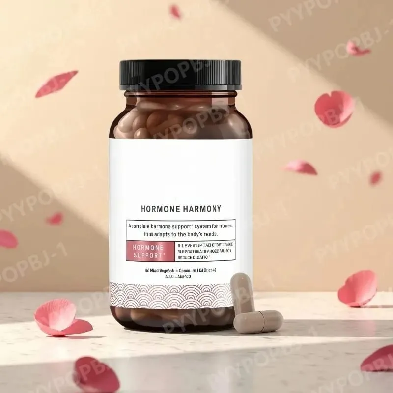 Hormone Harmony kapszula természetes gyógynövény-kiegészítővel Wellness támogatás nőknek Menopauza enyhítése Hormonális egyensúly 72 Szám — image 5