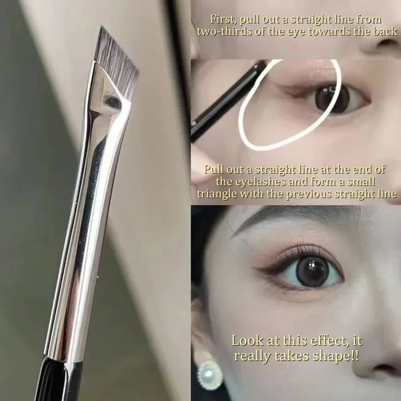 ●Brow Contour Trang Điểm Cọ Kẻ Lông Mày Bút Kẻ Mắt Chuyên Nghiệp Viền Góc Siêu Mỏng Cọ Trang Điểm Mắt Dụng Cụ Trang Điểm — image 13