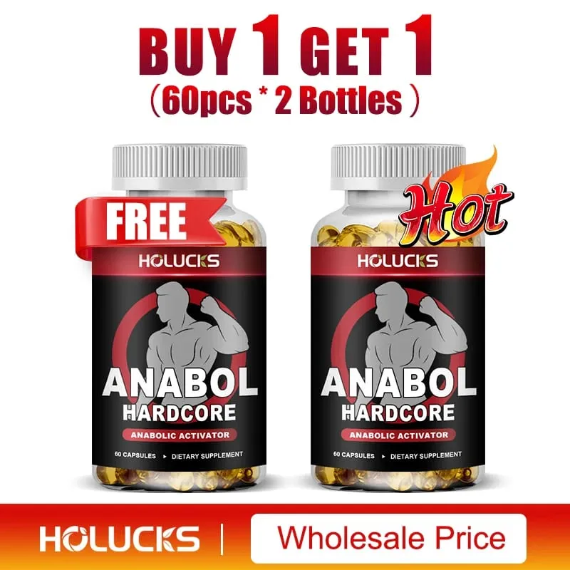Anabol Hardcore Συμπλήρωμα Μυϊκής Ανάπτυξης για Άντρες Για Χτίσιμο Αδύνατο Πυκνό Υψηλής Απόδοσης Ενίσχυση Υποστήριξης Γενικής Υγείας — image 9