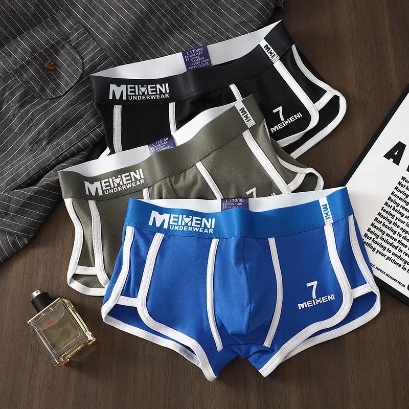Nam Thân Fashoin Co Giãn Mũi Tên Quần Short U Lồi Túi Breathbale Quần Lót Calzoncillo Hombre Quần Lót 3D Đáy Quần Boxer