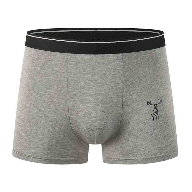 8-Piece Set of Men's Bamboo Fiber Fashionable Printed Underwear Comfortable Plus Size Boxer Shorts Sports and Fitness Base Short — image 3