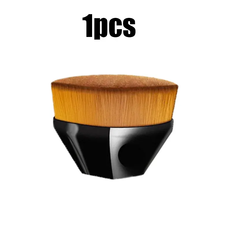 1/2/3/4 Buah Kuas Makeup Bedak Kecantikan Kuas Perona Wajah Portabel Kuas Foundation Profesional Kosmetik Riasan Dasar Lembut