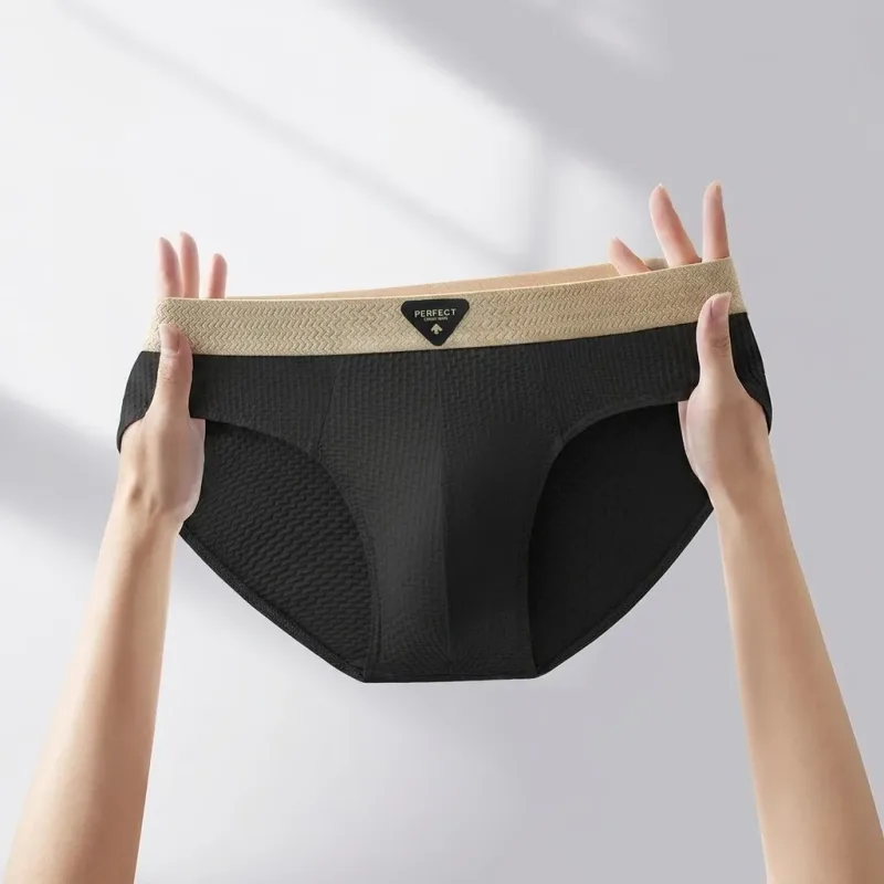 1Pcs Briefs Men Underwear Sexy Lingerie Male Panties Nylon Solid Underpants Breathable Cueca Causal Calcinha Wholesale Lots — image 21
