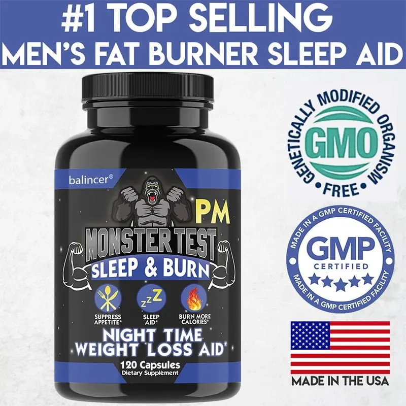 Nighttime Fat Burning Supplement - with Natural Plant Extracts & Magnesium Zinc Weight Management Unisex — image 4