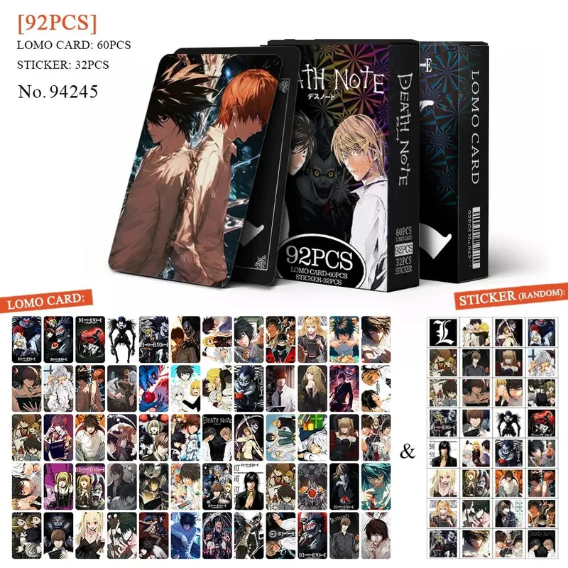 מתקפת אנימה על טיטאן Lomo Card גלויה צעצוע Haikyuu רוקח יומני הונקאאי כוכבי אוסף כרטיסים עם מדבקות מתנה