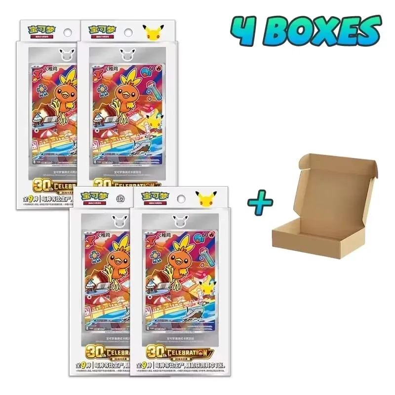 Original Pokemon 30th Anniversary Vol.1 Vol.2 Vol.3 Original Partner Special Illustration Set Gift Box PTCG Collectible Cards — image 14