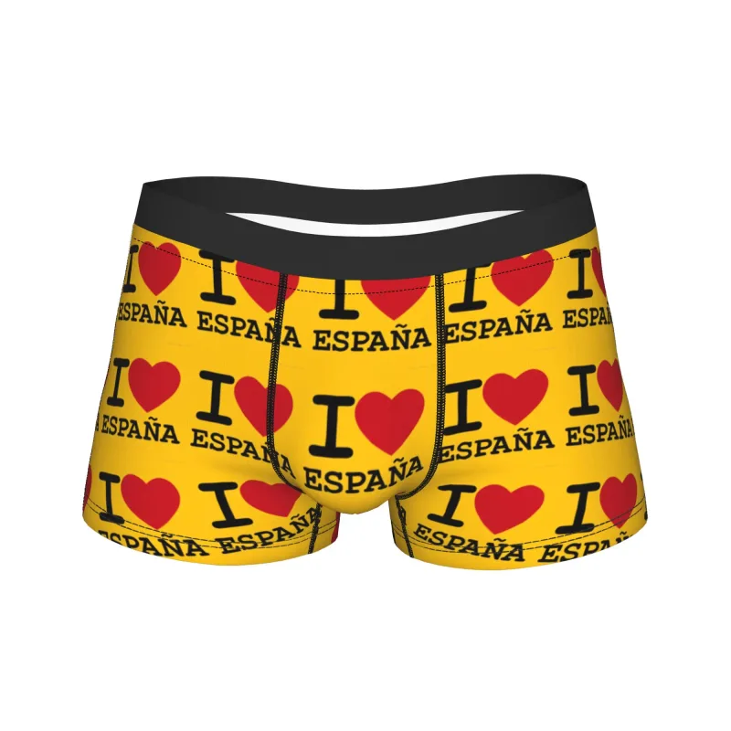 Spain Vox Flag Underwear Men Shorts Briefs Breathable Boxershorts Hot Sale Customs Oversize Underpants