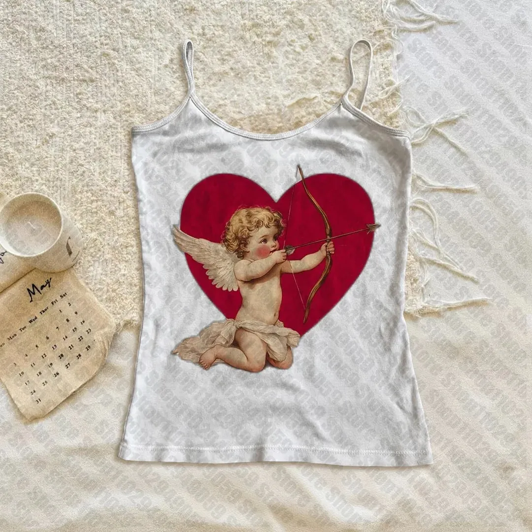 Crop Tops Y2k Ruhák Női Fűző Top 90-es évek Ruhák Vintage Esztétikus Ruházat Harajuku Where Are You Emo Nyári Cuteore