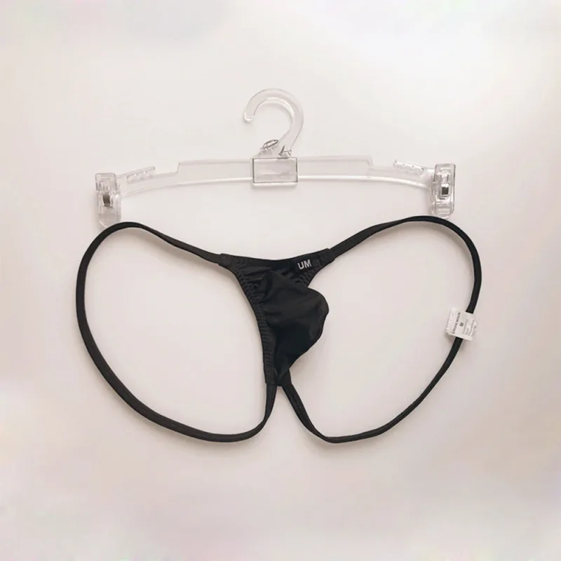 Men Ice Silk Thin Jock Strap Supporter Backless Japanese Thongs Gay Sissy Pouch Lingeries For Man Underwear Briefs Men's Panties