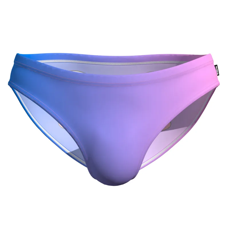 Men's Low Waist Briefs Breathable Gradual Cartoon Print Underwear Sexy Triangle Pants for Men — image 27