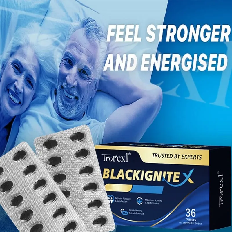 BlackIgnite X Tablets Oyster & Ginseng Supplement Enhancer Strength Extended Activity for Confident Performance — image 4