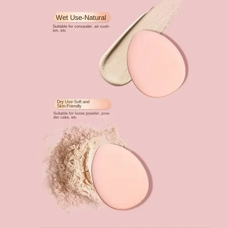 10 יחידות Mini Finger Puff Foundation כרית אוויר קטנה פודרה ספוג קונסילר BB Cream כלי איפור קוסמטי