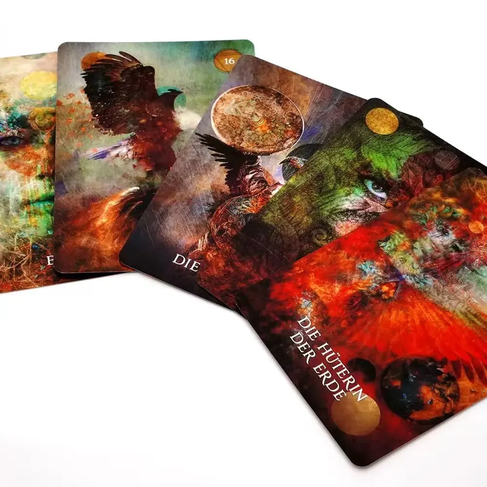 Γερμανικά 78 τμχ Das Schamanische Seelen Orakel Tarot Deck Prophecy Divination Comics Κάρτες Ταρώ Family Party Επιτραπέζιο παιχνίδι — image 6
