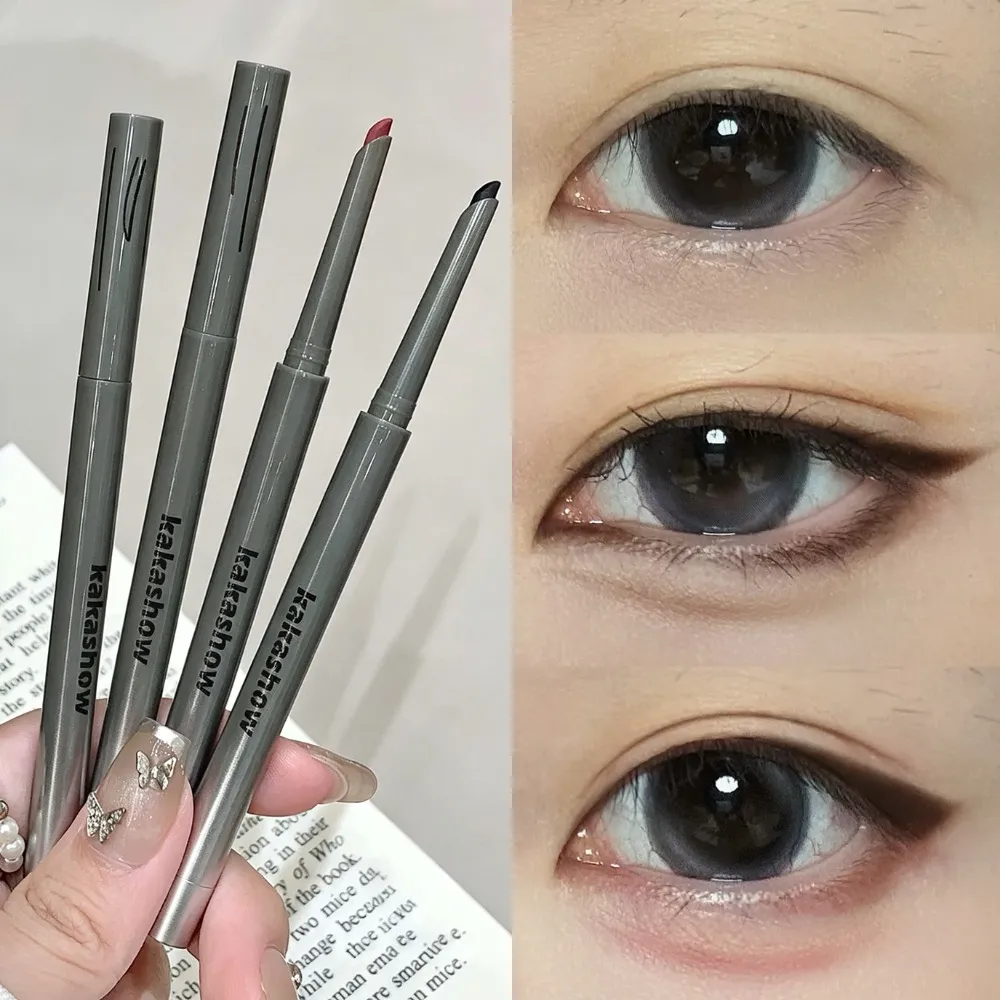 Kakashow Glue Eyeliner Sleeping Silk Brush Φυσικό Χρώμα Μακιγιάζ ματιών μακράς διαρκείας Αδιάβροχο Aegyo Sal Brighten Εύκολη εφαρμογή Μακιγιάζ