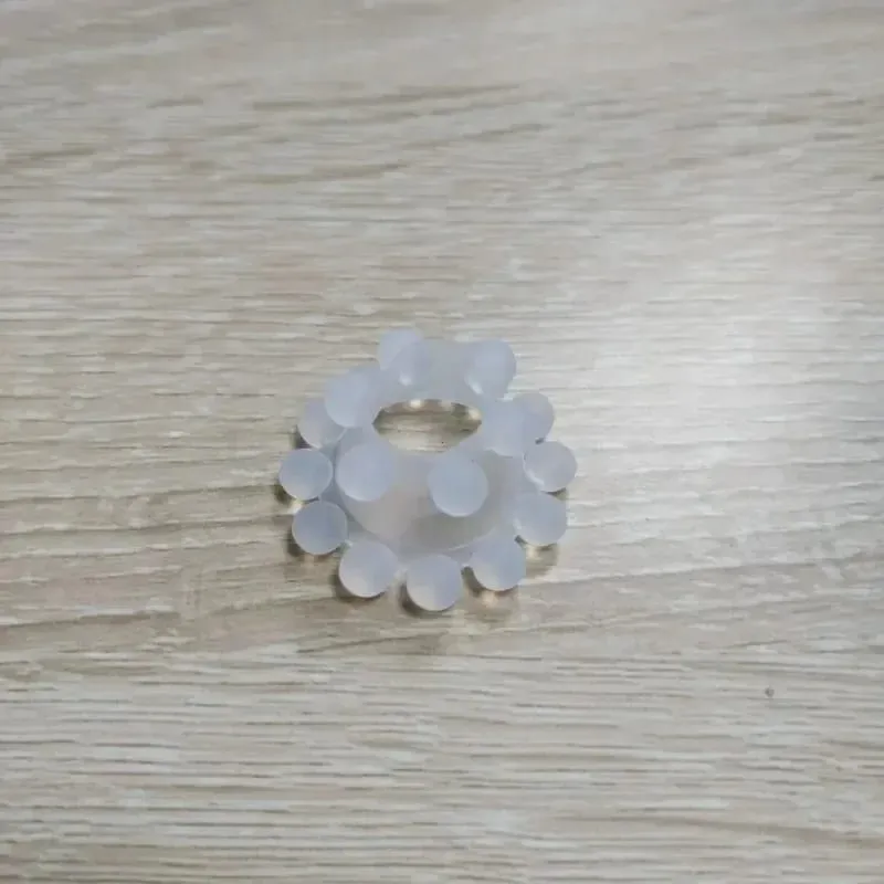 3db Stretchy Stay Hard Gyöngyös kakasgyűrű Késleltetett magömlés edző Scrotal Binding Ball Hordágy Szilikon Cockring Férfi Szexjátékok — image 6