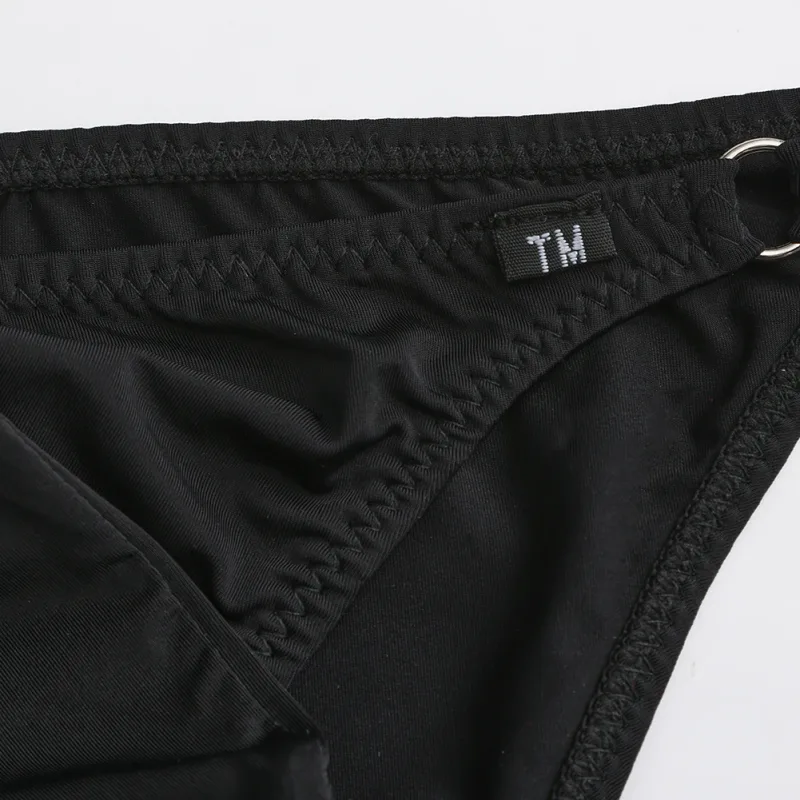 Men's Half-covered Butt Briefs Bulge Pouch Comfortable Underwear Gay Lingerie Sexy U Convex Belt Loop Low Waist Underwear — image 15