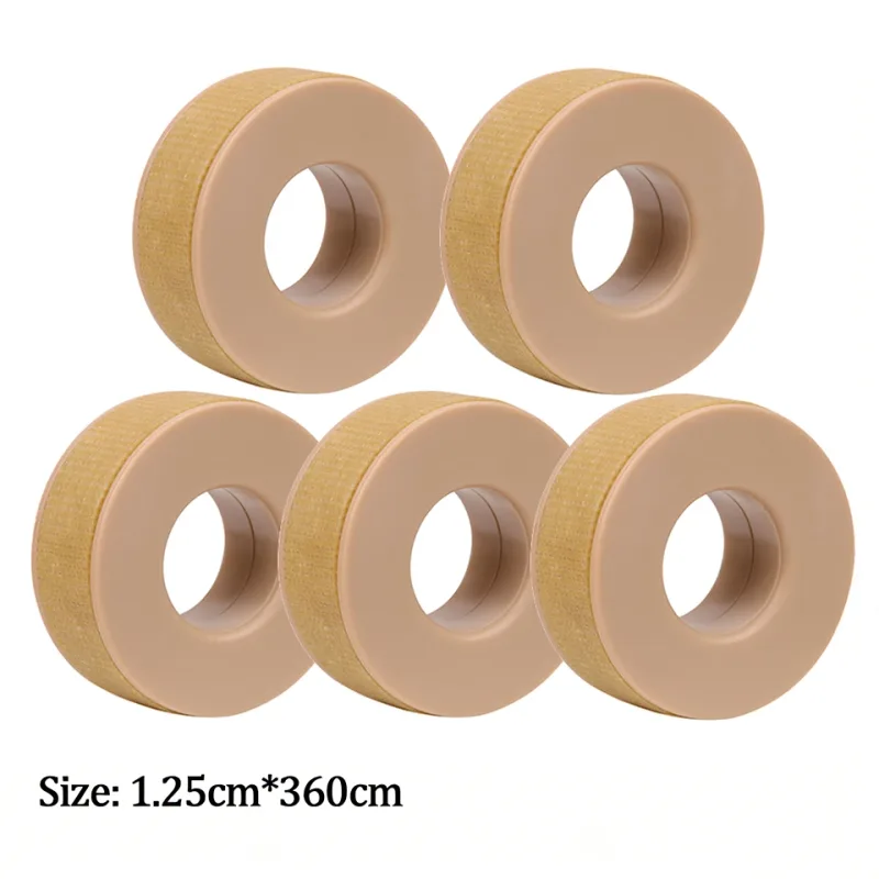 5/10Rolls Silicone Gel Tape for Lash Extensions Non-Woven Breathable Sensitive‑Skin Under‑Eye Patch Lash Tape Makeup Tool Supply