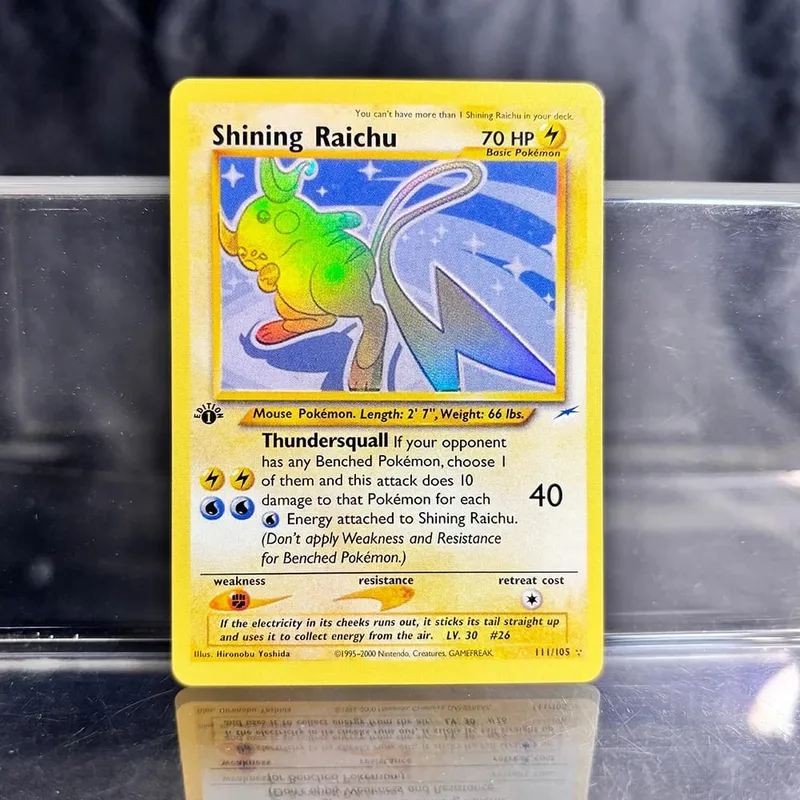 כרטיסי PKM הולוגרפיים בודדים Charizard EX Pikachu מהדורה 1 Neo Mewtwo PTCG כרטיסי פרוקסי אוסף כרטיסי קרב מתנות צעצועים — image 13