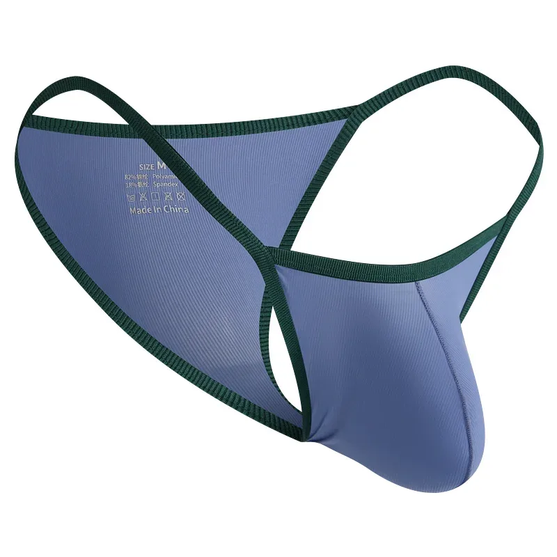 Men's Underwear Low-waist Ice Silk Briefs Breathable Soft Panties