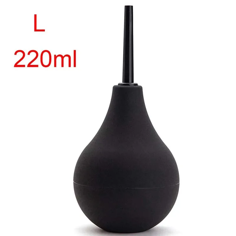 Enema Cleaning Container Vagina Anal Cleaner Douche Bulb Design Medical Rubber Health Hygiene Tool Sex Toys For Woman/Man — image 9