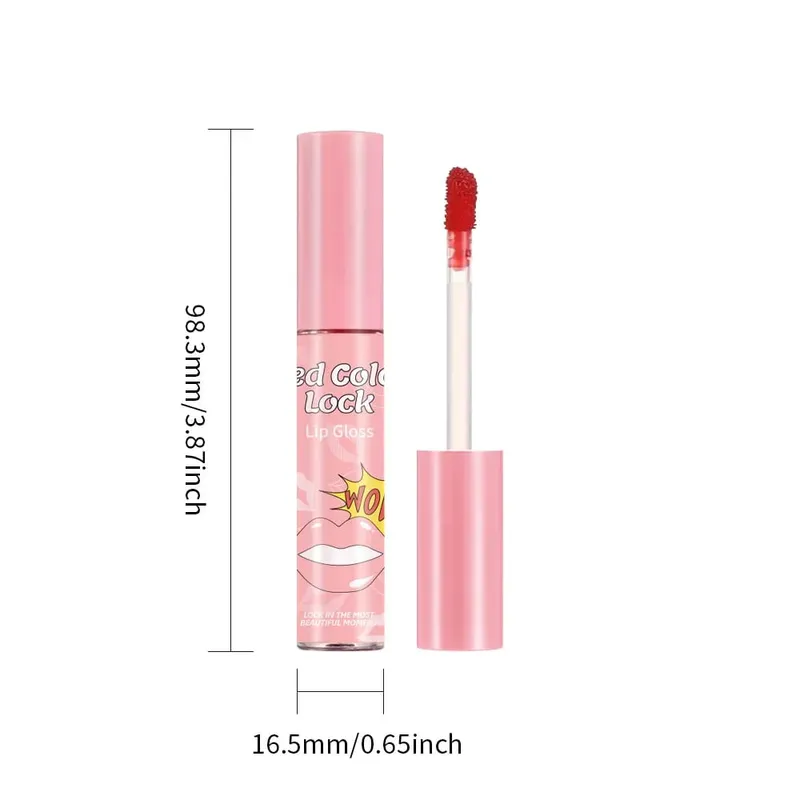 Matte Lip Gloss Color 6-Flavor Set - Λείο μεταξένιο μακράς διαρκείας ανθεκτικό στους λεκέδες από κύπελλο. Κόκκινο καφέ ροζ παλέτα χρωμάτων για καθημερινή — image 6