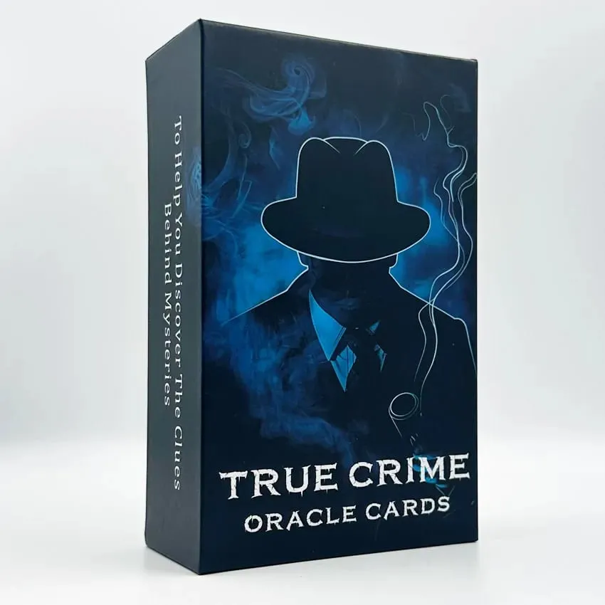 12x7 εκ. True Crime Oracle Deck 80 καρτών Divination Taro in Box Games