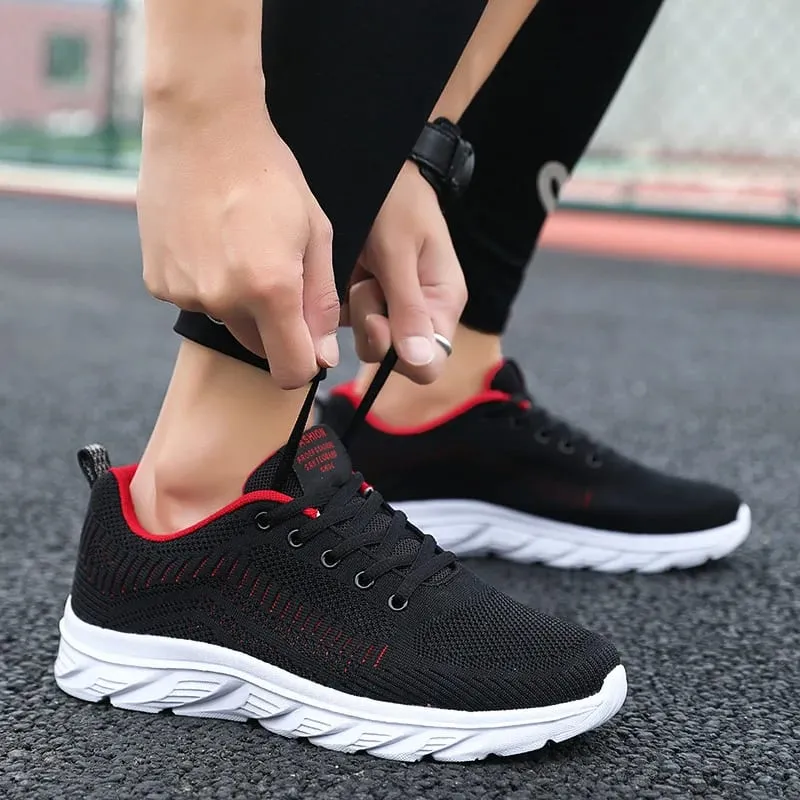 Summer Men Casual Sneakers Mesh Running Shoes Soft Sole Comfortable Walking Shoes Fashion Sports Outdoor Lightweight Footwear