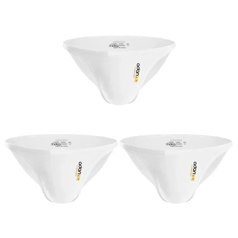 Men Modal Low‑Rise Briefs Sexy Solid Color Simple Triangle Underwear Sports Breathable Comfortable Male Panties