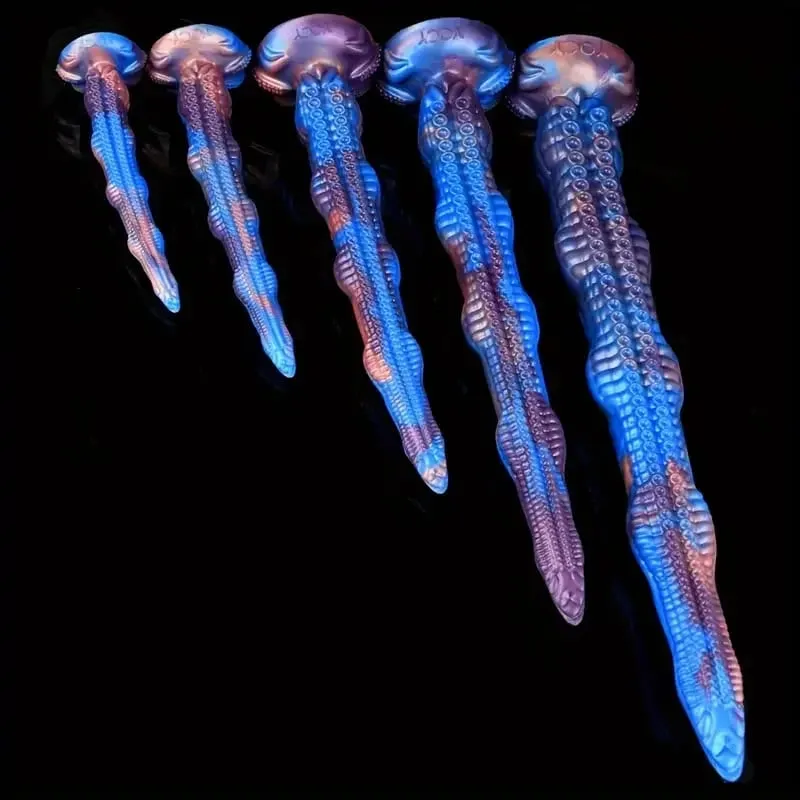 65cm Long Butt Plug With Suction Cup S M L XL XXL Fantasy Octopus Leg Dildo Anal Beads 5 Sizes Sex Toys For Women Man