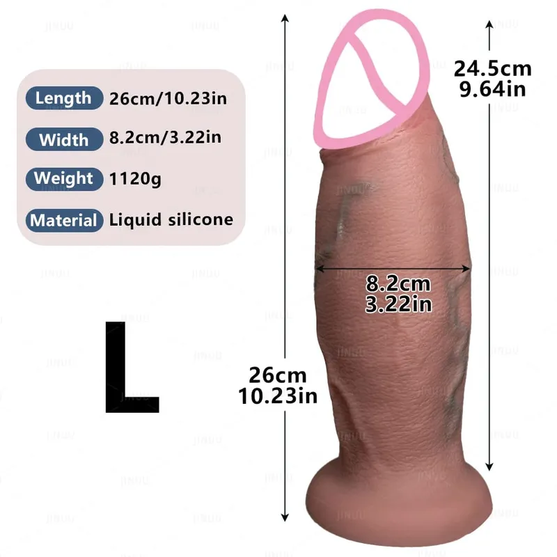 Enorme consolador realista fantasía pene largo Miembro grande ventosa consoladores para mujeres consolador Anal gigante juguetes sexuales para Mujeres Hombres Gay — image 6